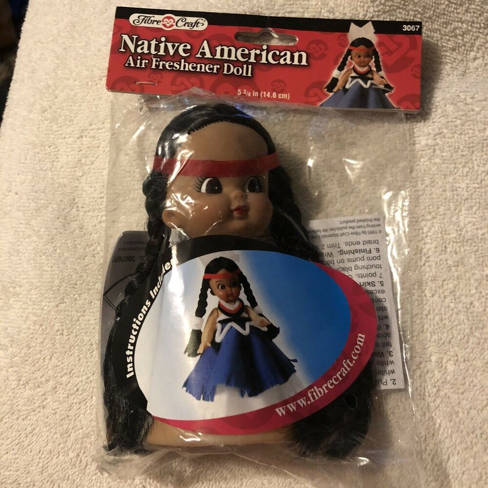 Fibre Craft Air Freshener Doll American Indian